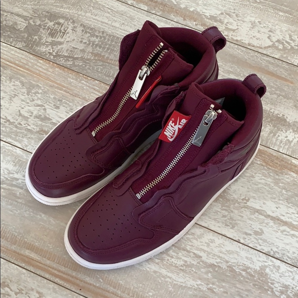 NWT Nike Air Jordan 1 zip premium Bordeaux - Picture 9 of 11